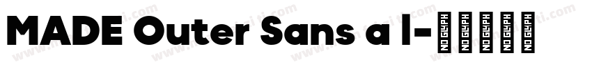 MADE Outer Sans a l字体转换